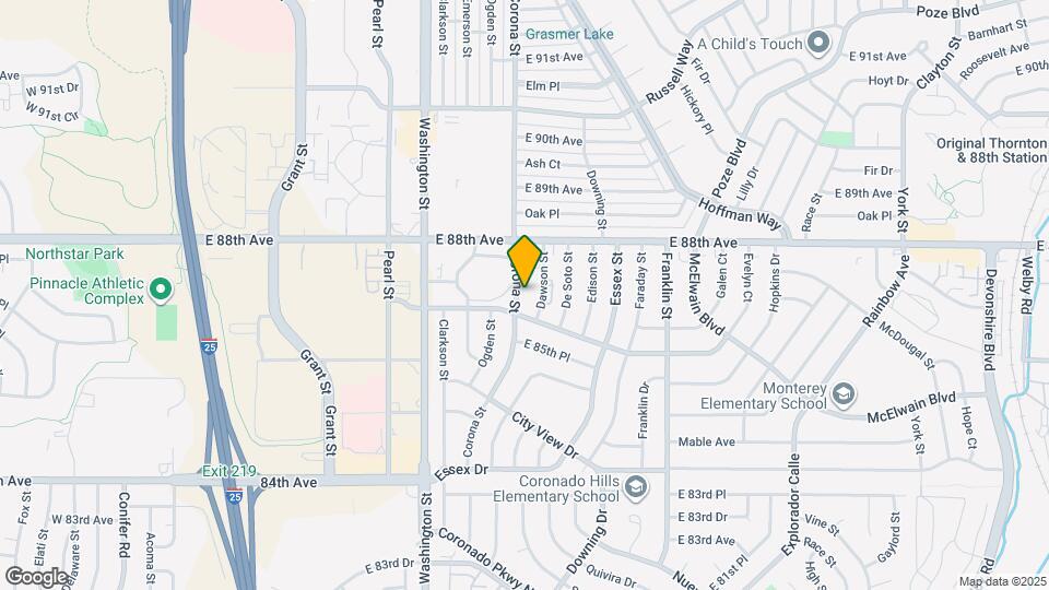 8740 Corona St, Unit 8740 Corona St  #104 Map and Location Details