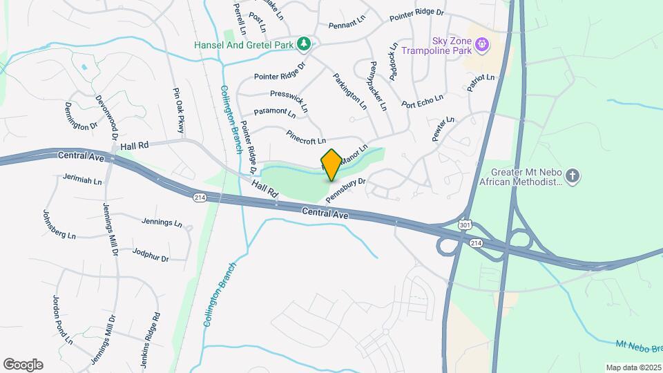 16002 Pennsbury Dr Mapa y Detalles de la Ubicación