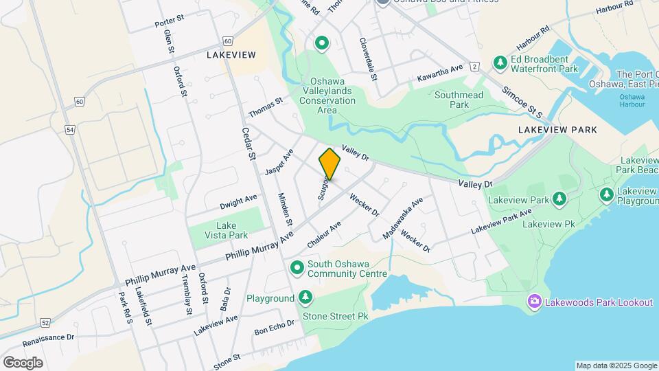 1315 Scugog Ave Map and Location Details