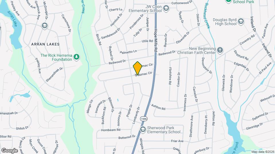 5438 S Sumac Cir Map and Location Details