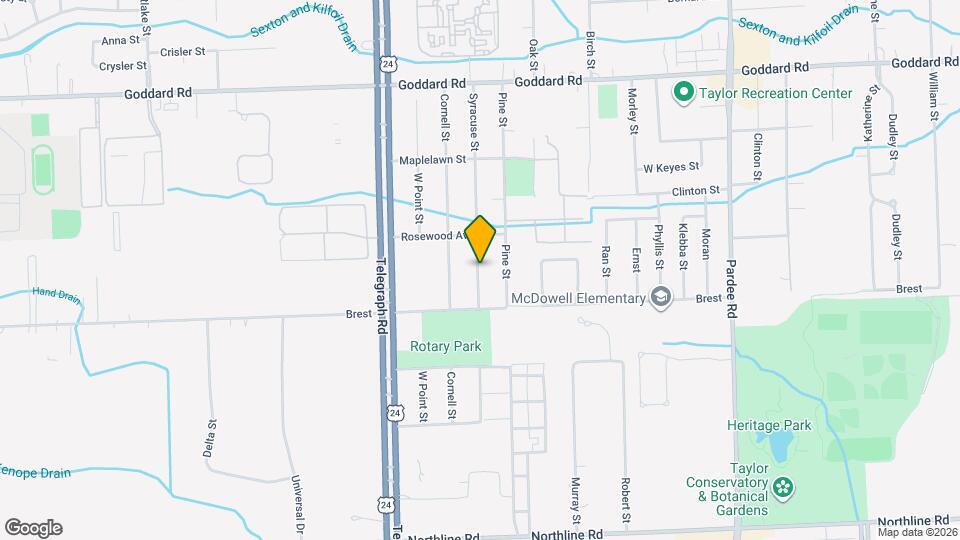 11725 Syracuse St, Unit Syracuse Map and Location Details