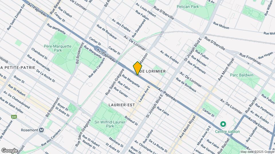 5262-5270 Papineau Av Map and Location Details
