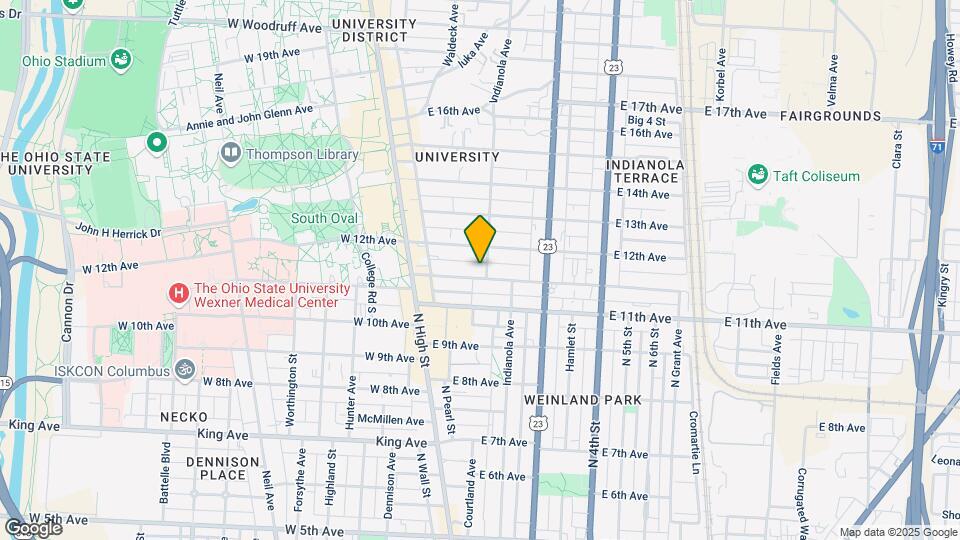 100 Chittenden Ave Mapa y Detalles de la Ubicación