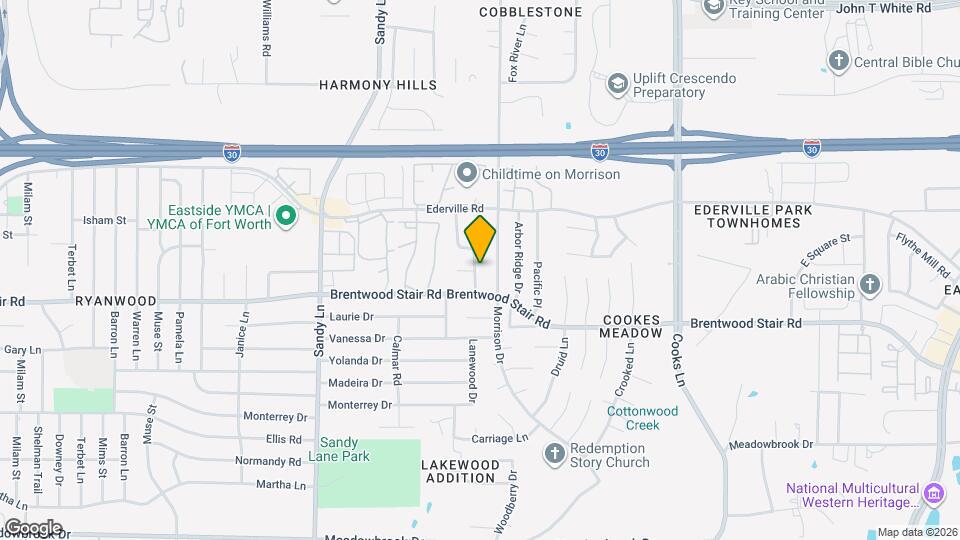 1601 Hedgewood Trail Map and Location Details