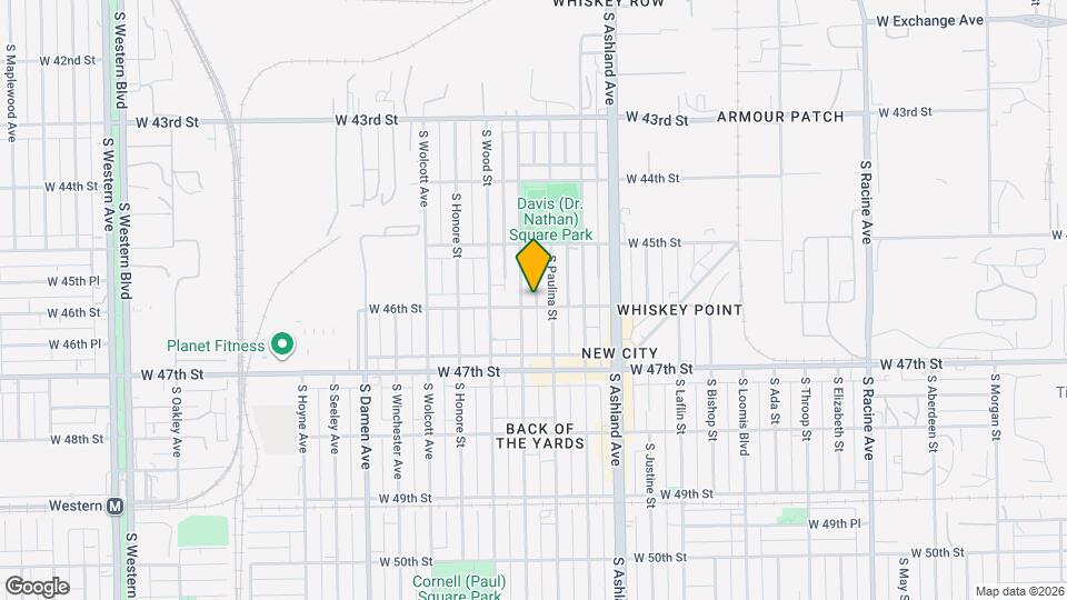1714 W 46th St Map and Location Details