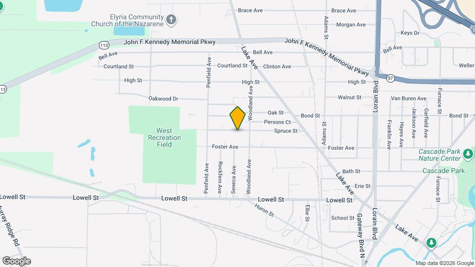 220 Spruce St Map and Location Details