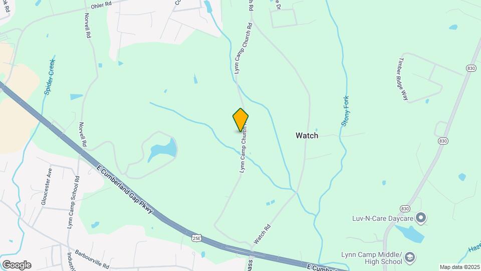 608 Lynn Camp Church Rd Map and Location Details