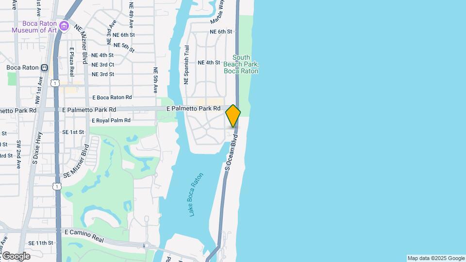201 S Ocean Blvd Map and Location Details