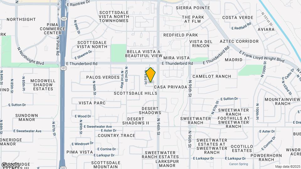 9366 E Celtic Dr Map and Location Details