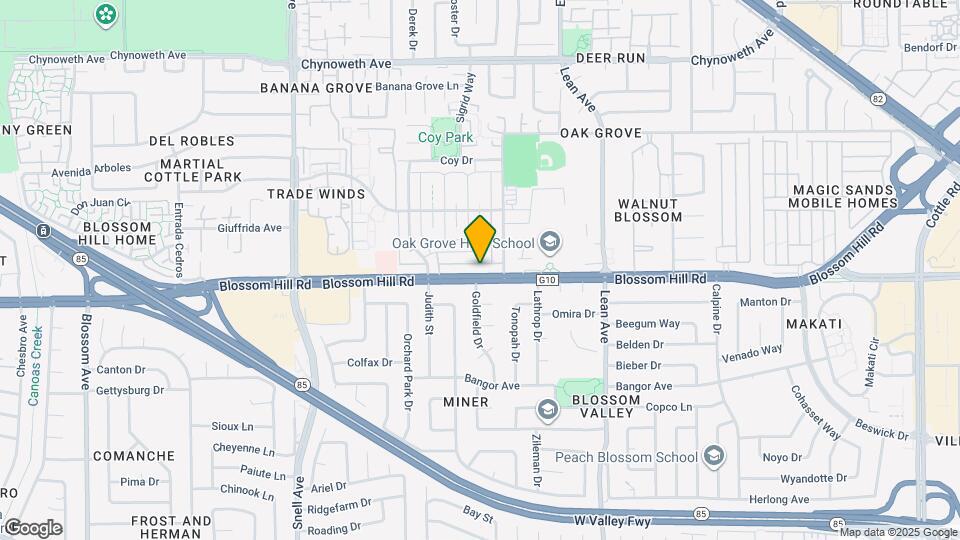 329 Blossom Hill Rd Map and Location Details