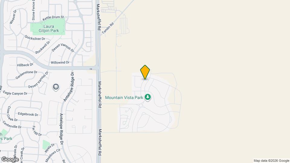 Nearly New 3 Bedroom with Loft Home at Enclaves At Mountain Vista Ranch Map and Location Details