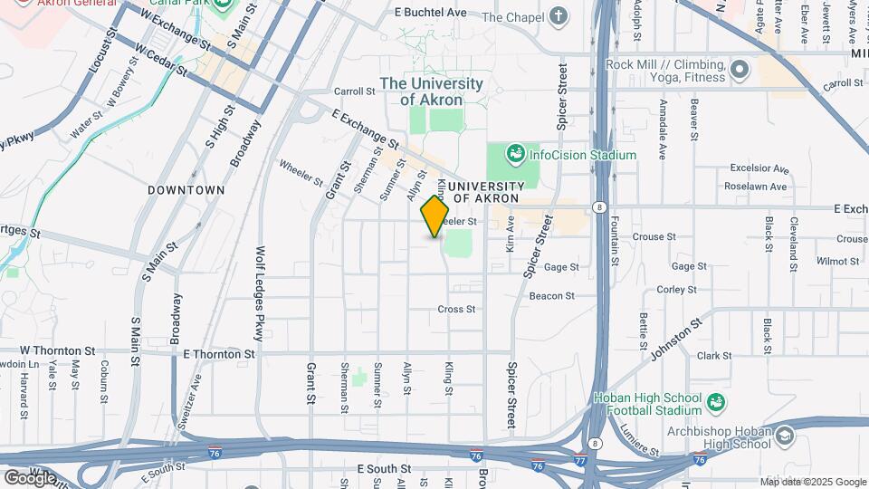 454 Kling St Mapa y Detalles de la Ubicación