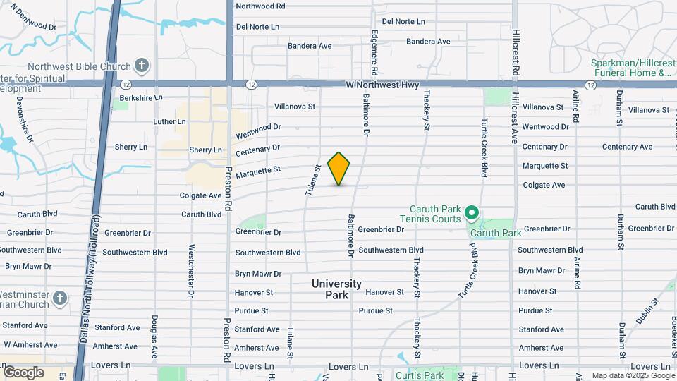 3817 Colgate Ave Map and Location Details