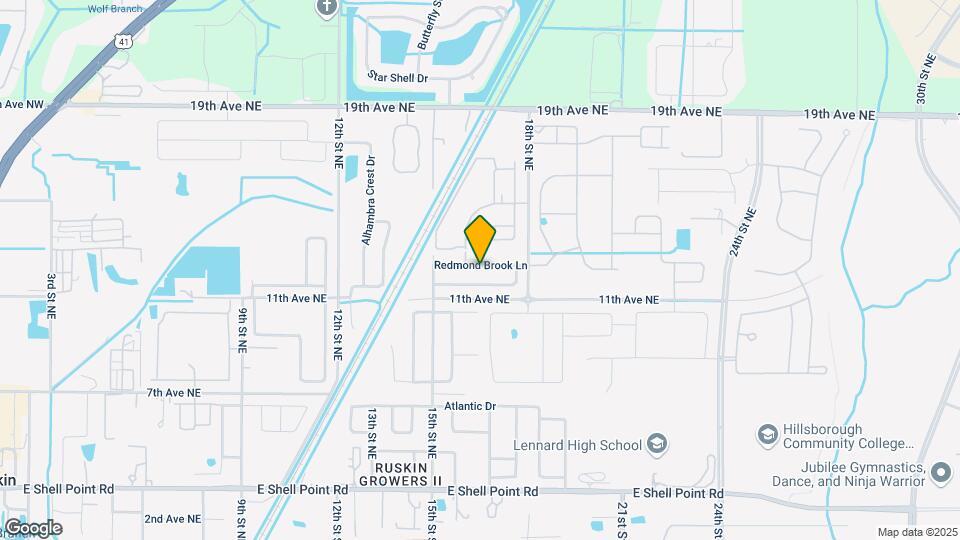 1607 Redmond Brook Ln Map and Location Details