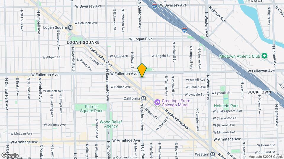 2379 N California Ave Map and Location Details