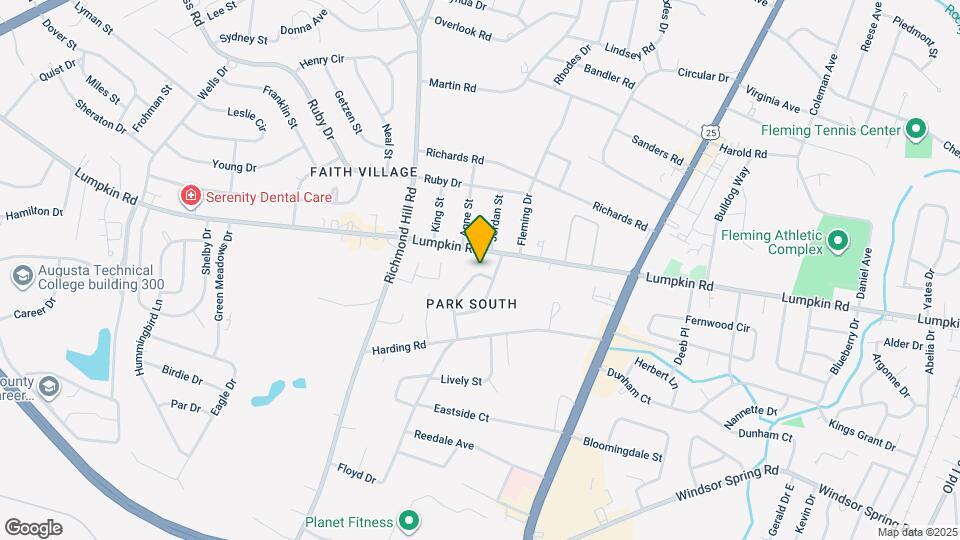 2903 Jefferson St Map and Location Details