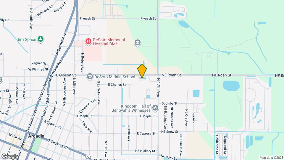 1450 E Gibson St Mapa y Detalles de la Ubicación