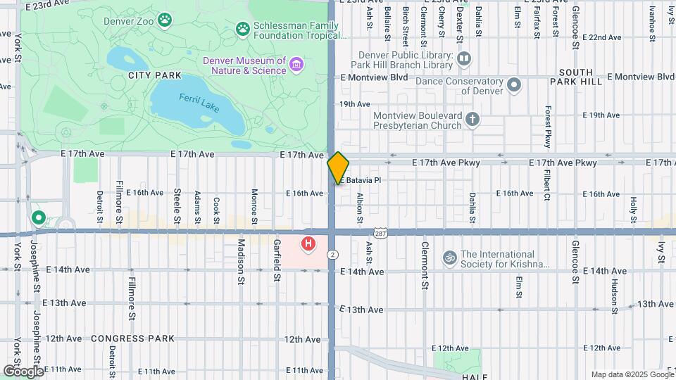 1628 Colorado Blvd Map and Location Details