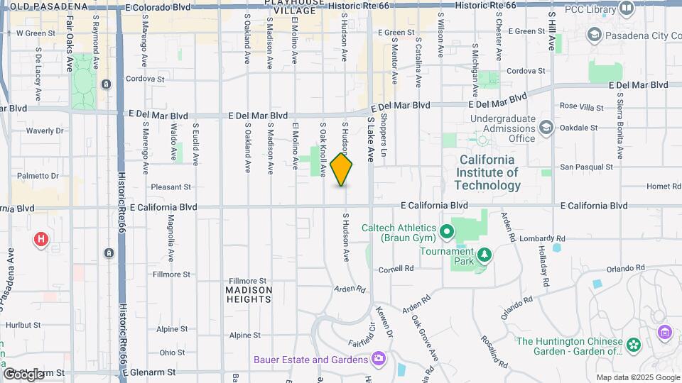 533 S Hudson Ave Map and Location Details