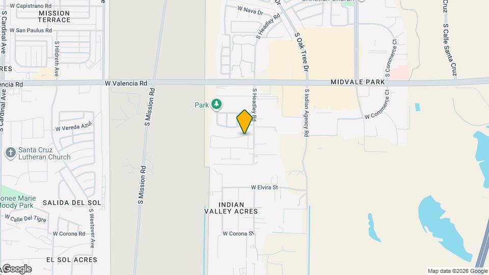 6630 S Avenida Mirella Bonita Mapa y Detalles de la Ubicación