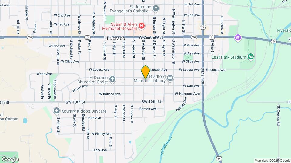 624 S Atchison St Map and Location Details