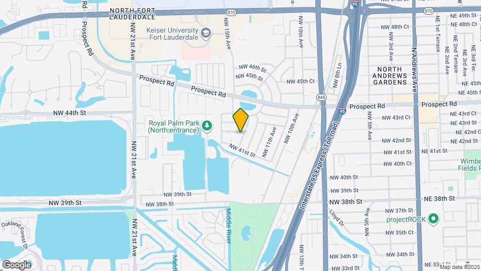 4131 NW 13th Ave Map and Location Details