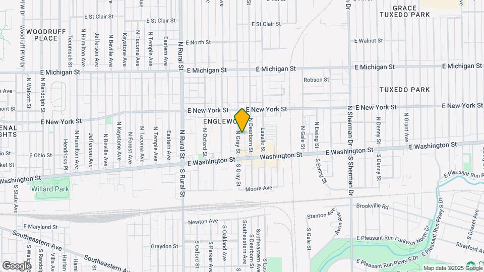 201 N Gray St Map and Location Details