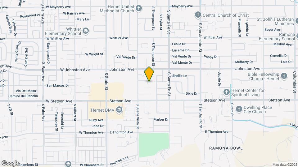635 Montecito Ave Mapa y Detalles de la Ubicación