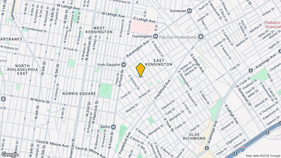 2013 E York St Map and Location Details