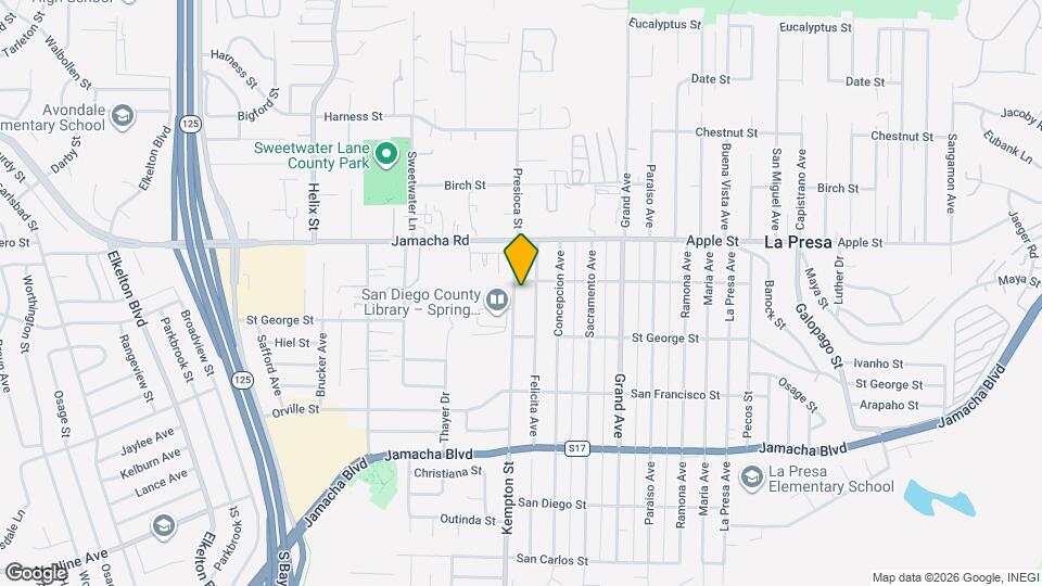 853 Kempton St Mapa y Detalles de la Ubicación