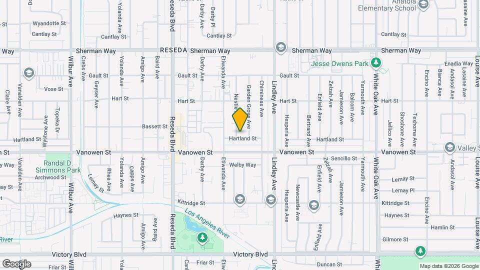 6840 Nestle Ave Map and Location Details