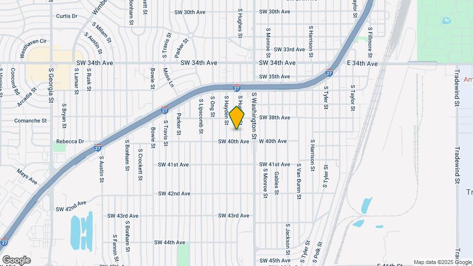 3810 S Hughes St Map and Location Details