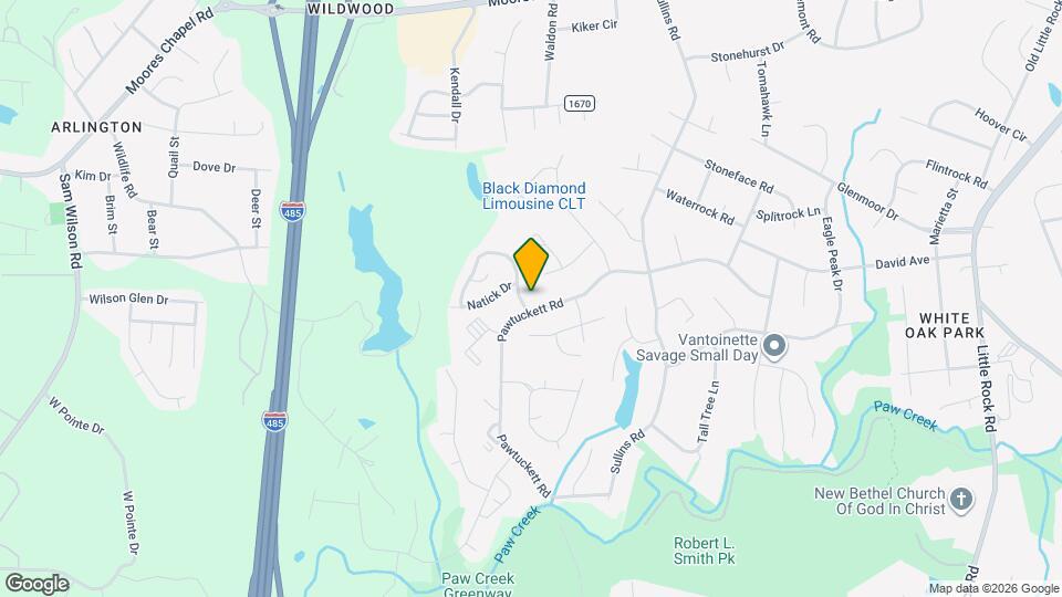 6308 Pennacook Dr Map and Location Details