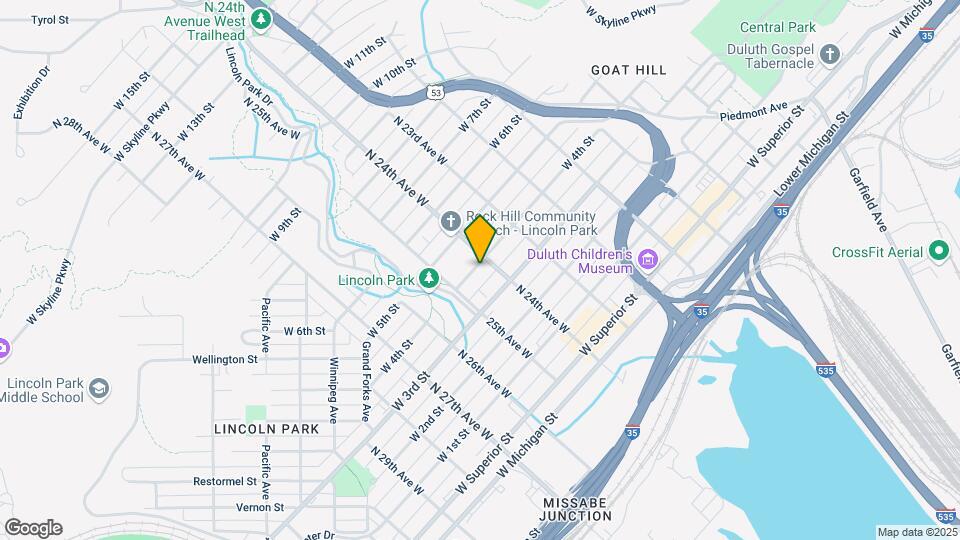 2410 W 4th St, Unit Lower Map and Location Details