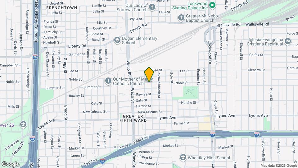 4512 Noble St Map and Location Details