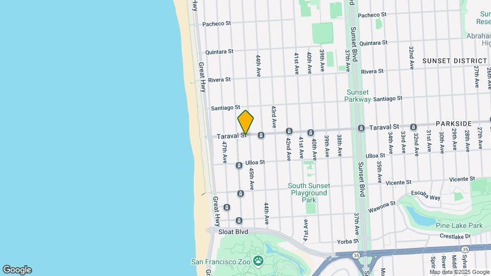 3511 Taraval Map and Location Details