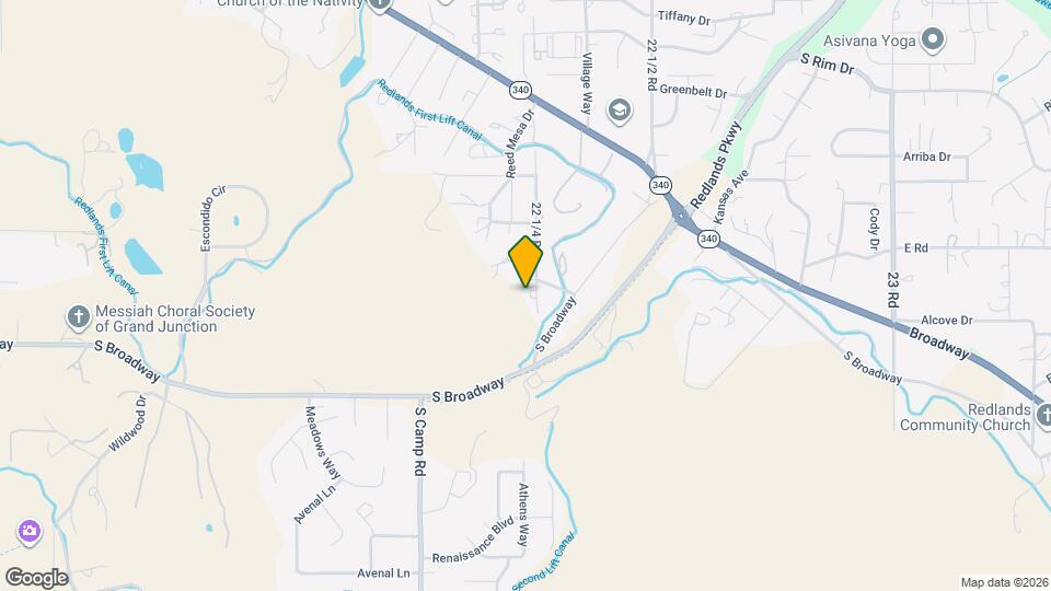 489 22 1/4 Rd Map and Location Details