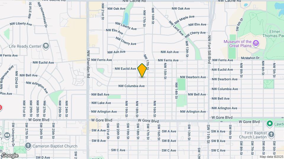 1710 NW Dearborn Ave Map and Location Details