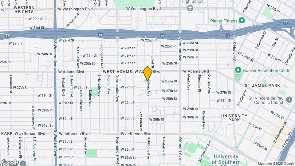 2643 S Budlong Ave Map and Location Details