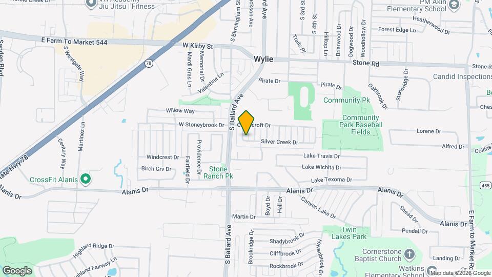 1309 Aspen Ln Map and Location Details