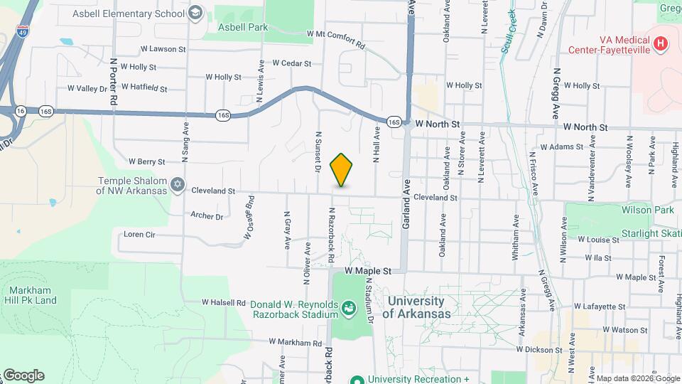 1364 W Cleveland St Map and Location Details