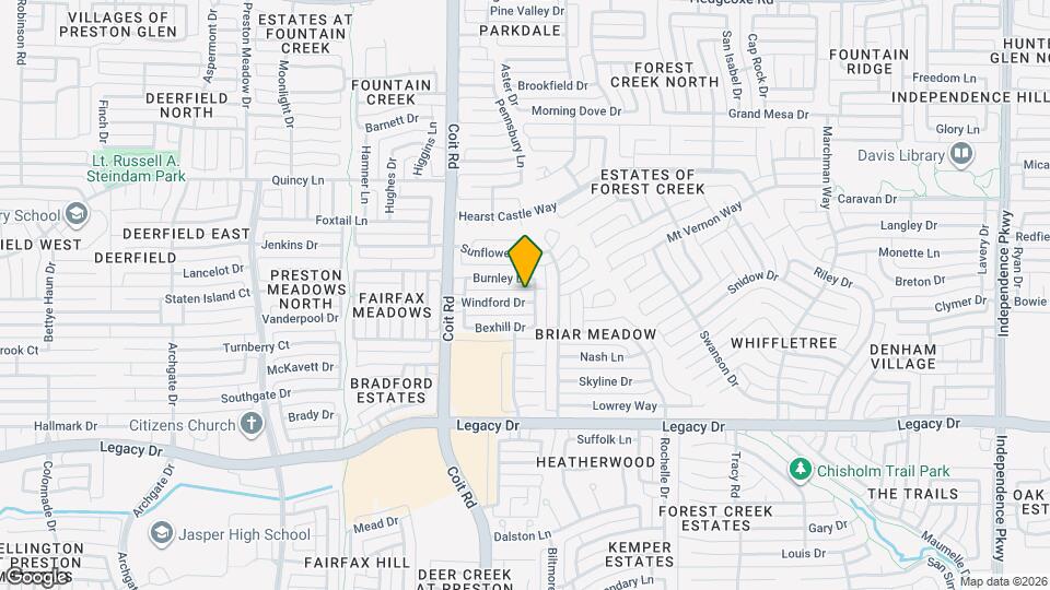 3905 Windford Dr Map and Location Details