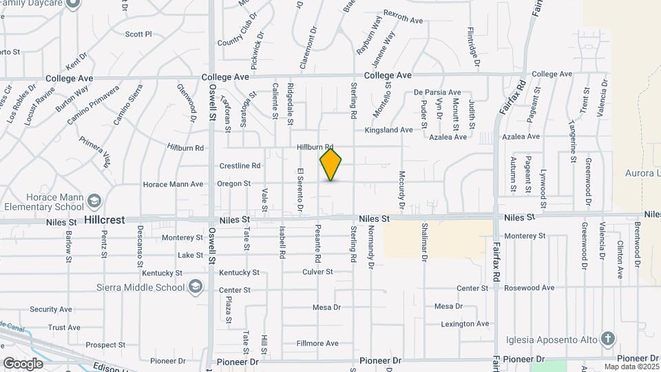 3811 Oregon St Map and Location Details