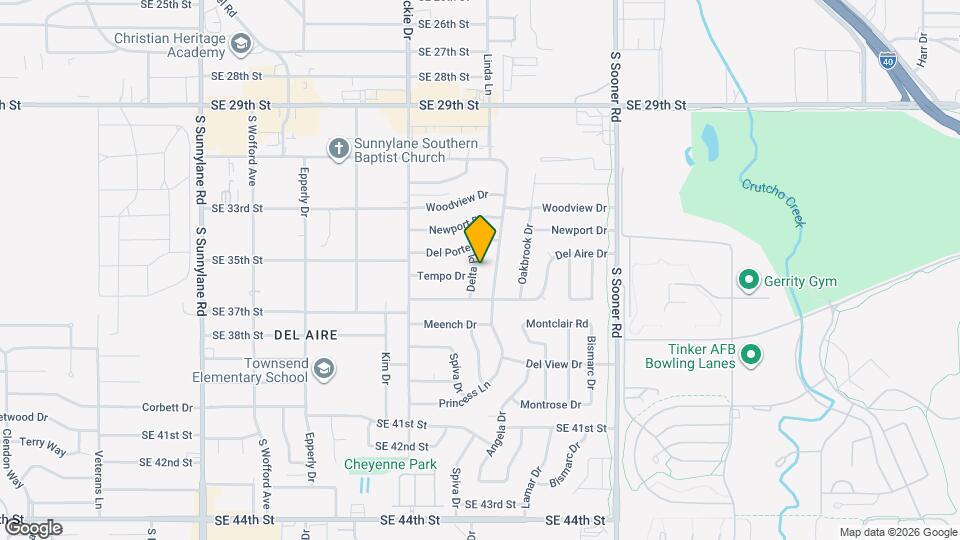 3416 Delta Pl Mapa y Detalles de la Ubicación
