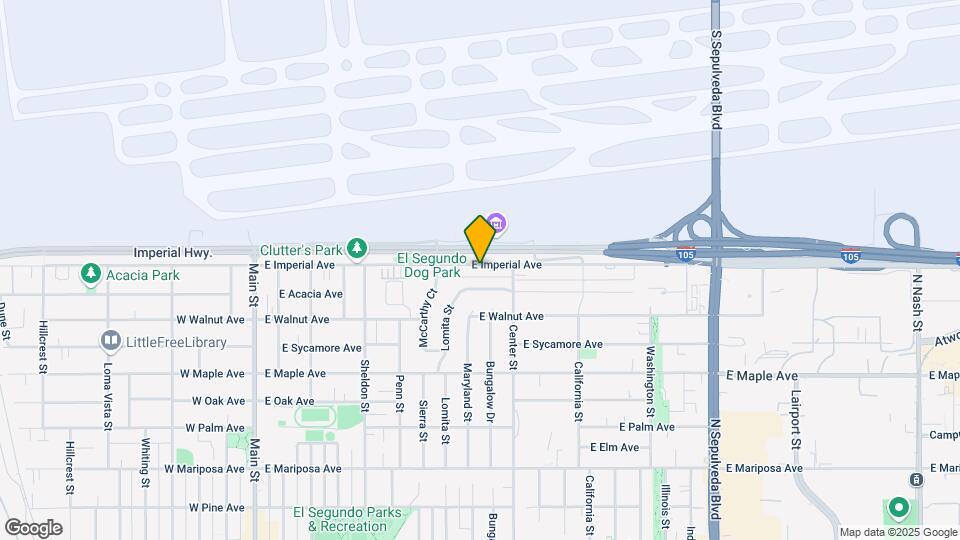 1014 E Imperial Ave Mapa y Detalles de la Ubicación