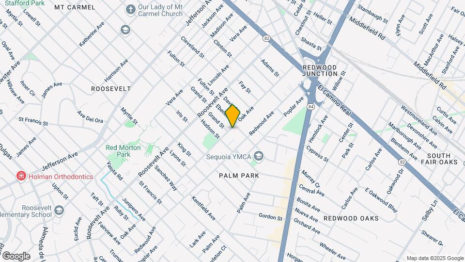 623 Oak Ave Map and Location Details