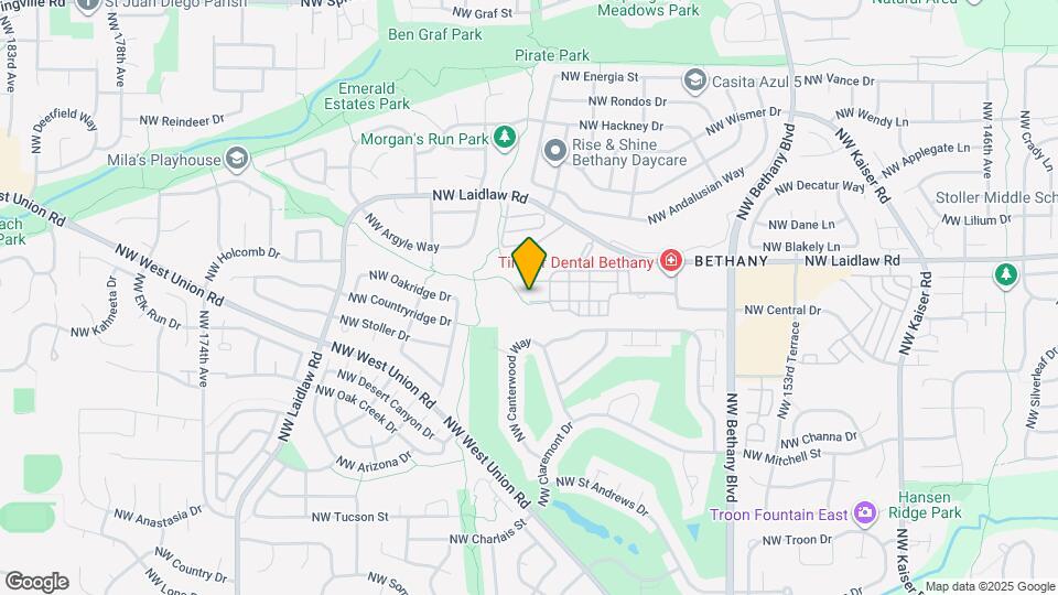 4857 NW 162nd Terrace Map and Location Details