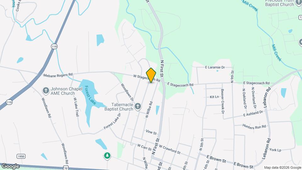 624 N Charles St Map and Location Details