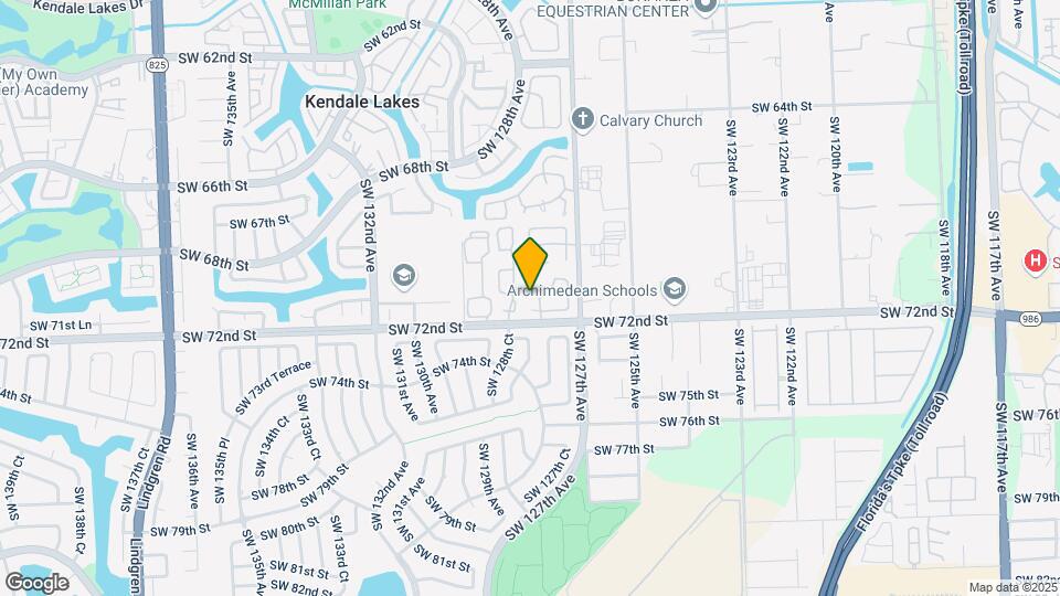 7112 SW 127th Pl Map and Location Details