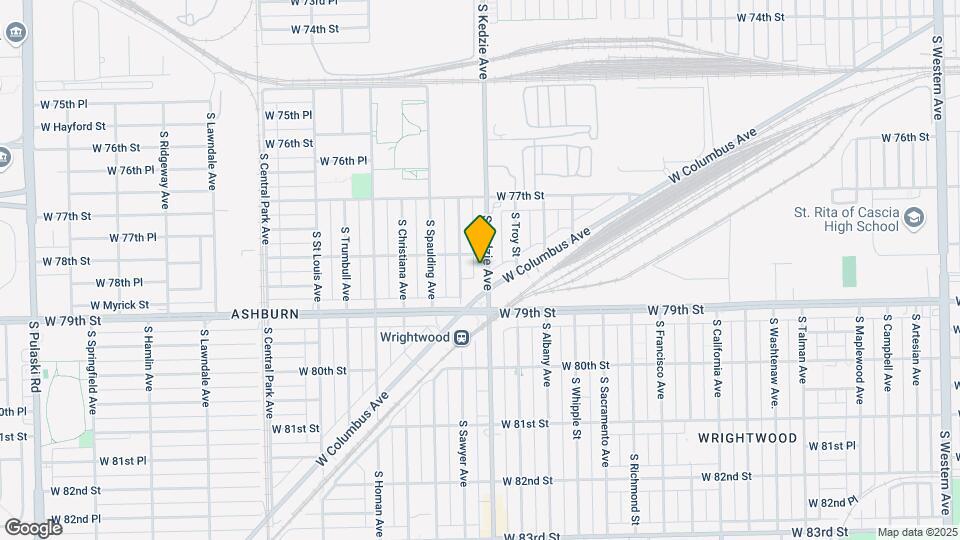 7816 S Kedzie Ave Map and Location Details